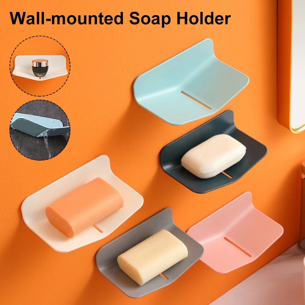 

Soap Box Dish Storage Plate Tray Holder Transparent Case Soap Holder Bathroom Container Organizers Bathroom Supplies