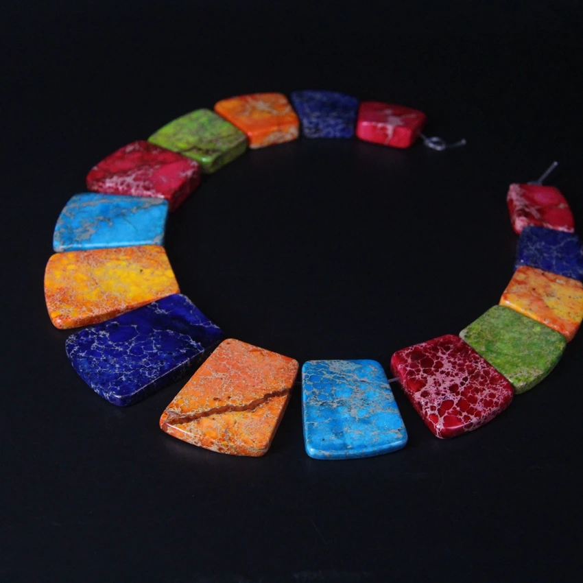 Трендовые подарочные бусы 15 шт. смешанные цвета в виде океанских