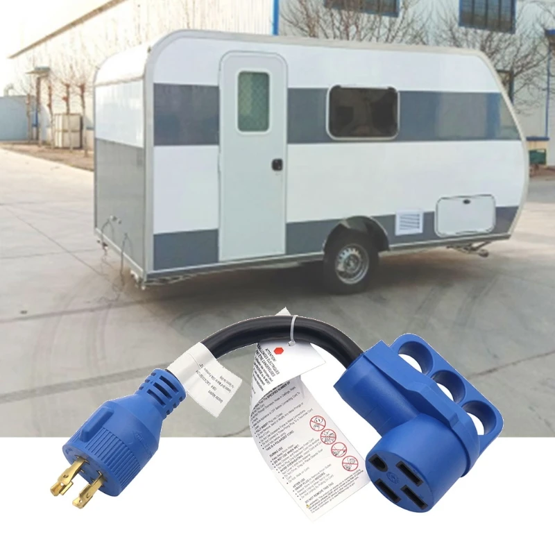 Адаптер для генератора RV шнур 50 А до 30 фотоадаптер с рукояткой|Детали и