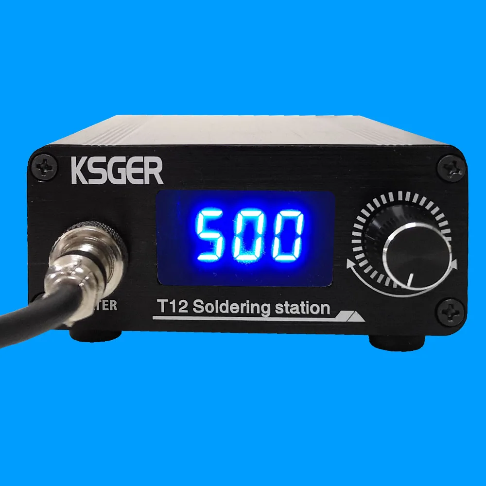 KSGER T12 паяльная станция STM32 цифровой контроллер алюминиевый сплав чехол 907 Паяльник ручка Автоматический Режим сна Boost T12 наконечник