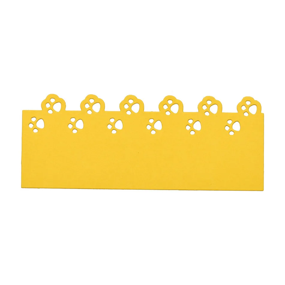 Diyarts Doggy Border металлические режущие штампы для изготовления карт Скрапбукинг