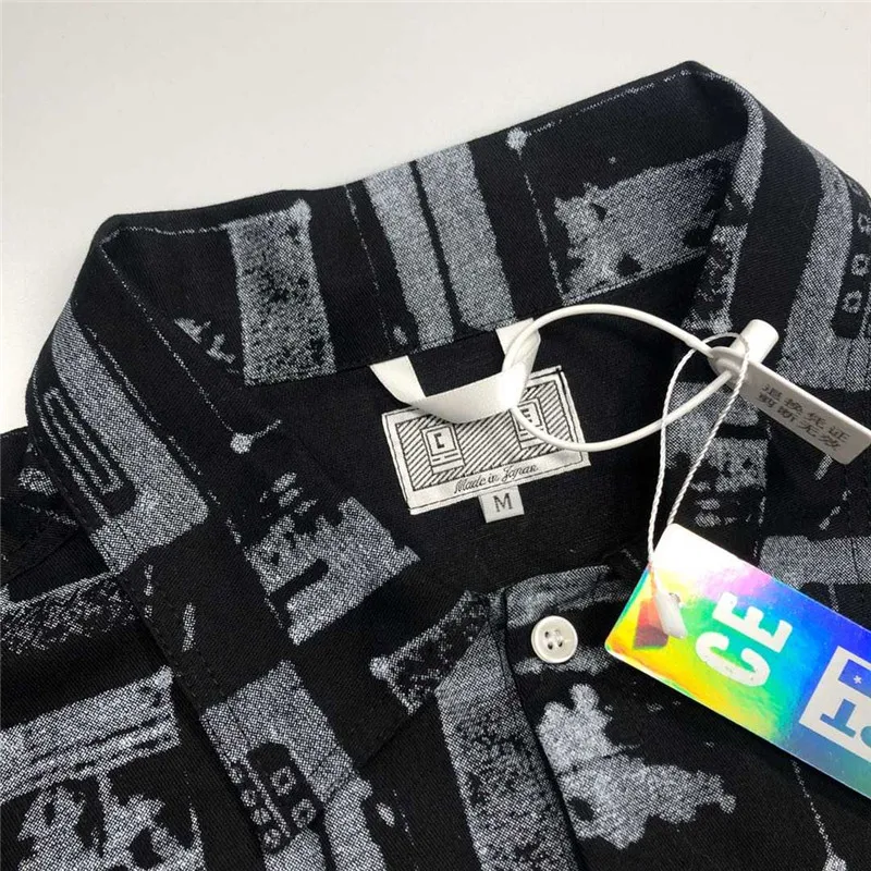 Негабаритная рубашка с длинным рукавом мужская женская 1:1 высокое качество