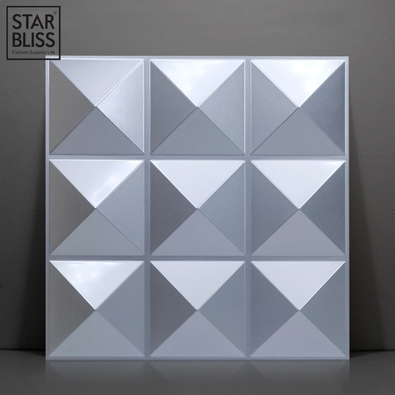 3D Трехмерная настенная наклейка 30x30 см Декоративные Настенные обои для гостиной