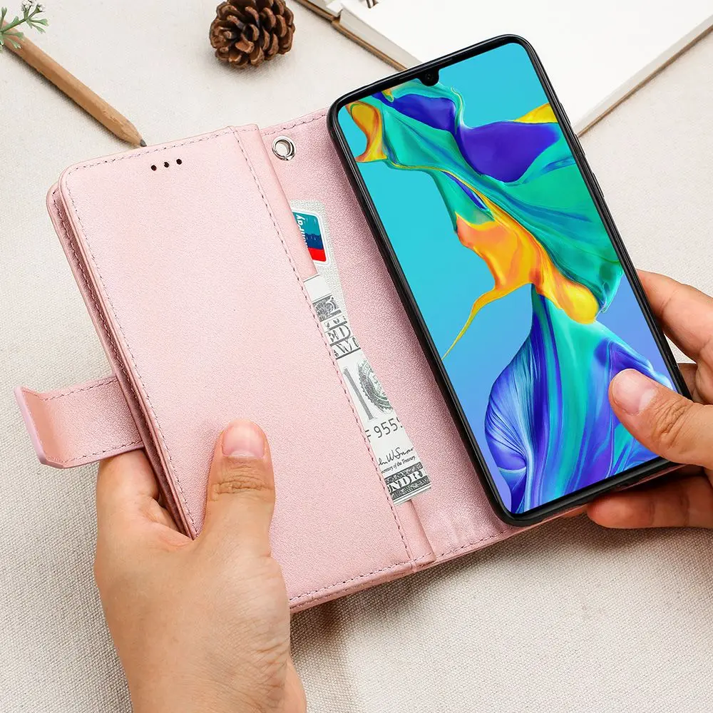 Чехол для телефона на молнии с откидной крышкой и бумажником чехол Huawei P30 Pro L20 Lite