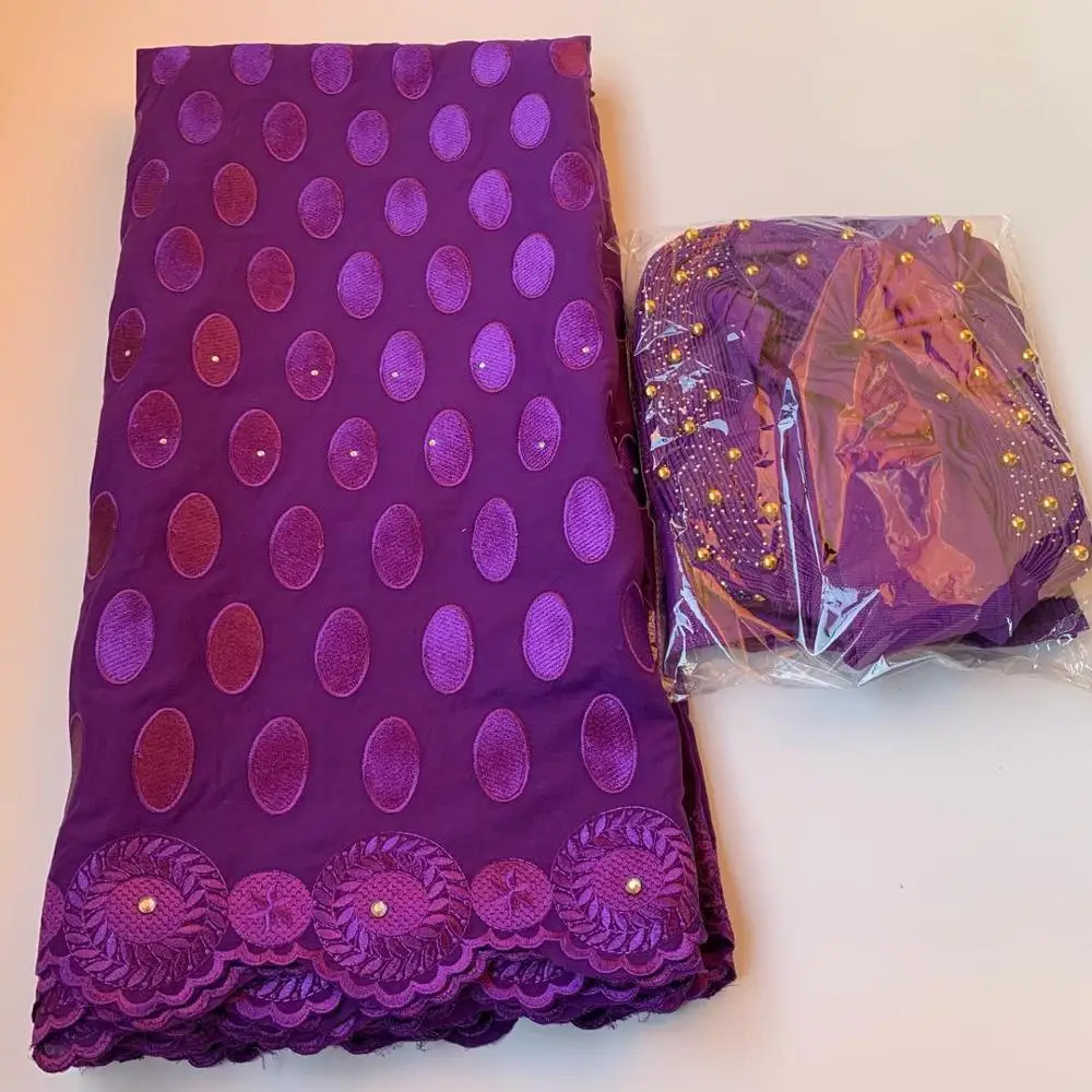 

African Lace Fabric 2020 High Quality Lace Swiss Voile Lace In Switzerland Nigerian Lace with scarf K767