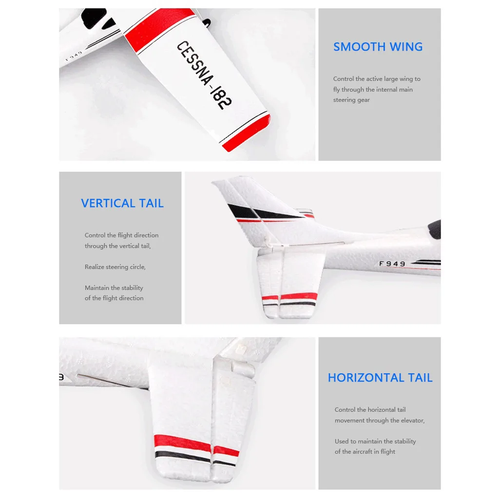Wltoys F949 2 4g 3ch Rc самолет с неподвижным крылом на открытом воздухе модели самолетов