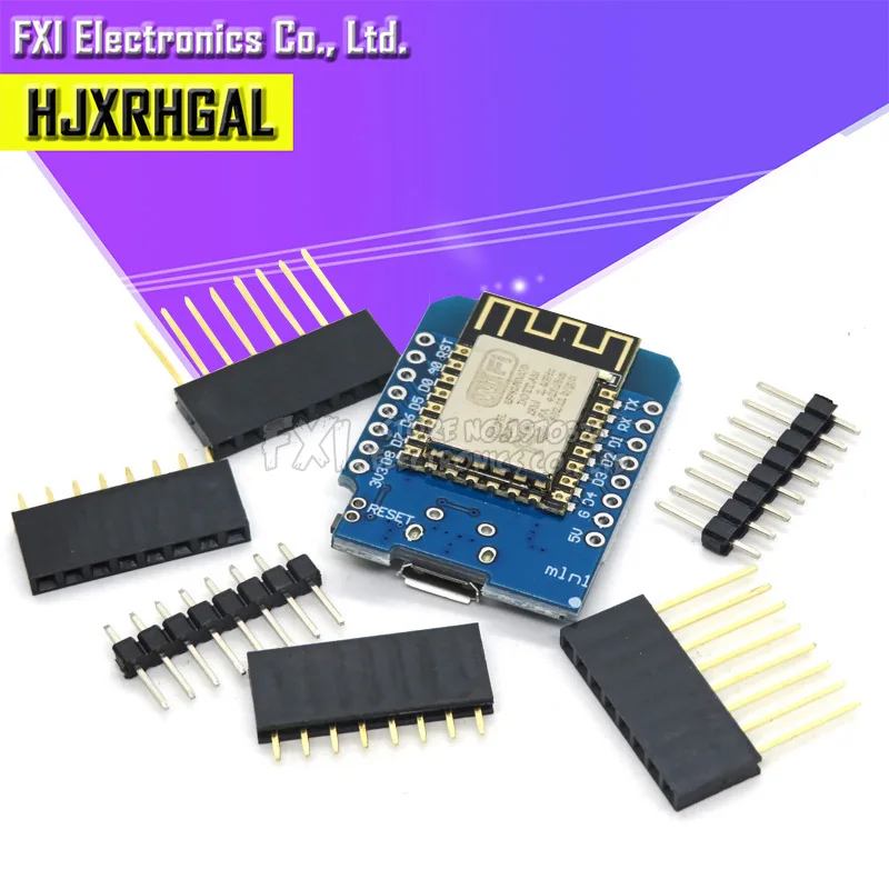 SESP8266 ESP-12 ESP-12F CH340G V2 USB WeMos D1 Мини wifi макетная плата D1 Mini NodeMCU Lua IOT плата 3,3 В с контактами