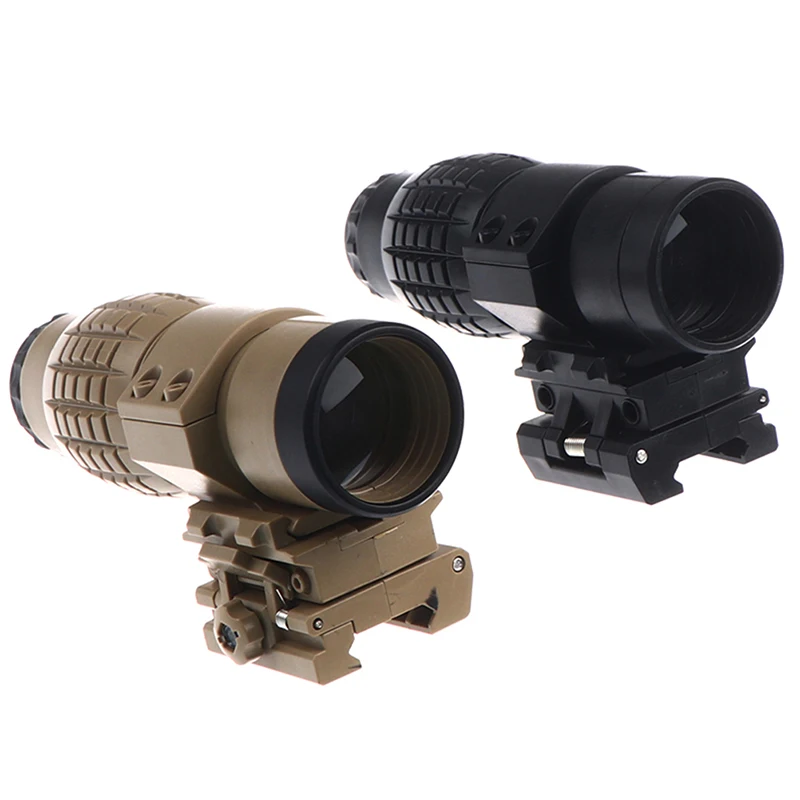 

Tactical Red Dot Sight Sight 3X Magnifier For FTS Flip For Side Mount 20mm Rail Hunting Optical Riflescope