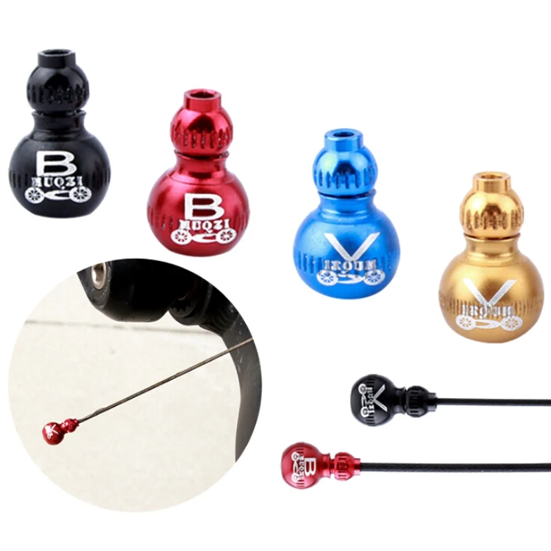 2 шт./компл. велосипед тормозного троса хвост Кепки 6 видов цветов Алюминий сплав