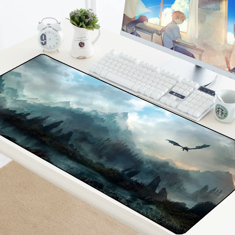 

Skyrim Mouse Pad HD Pattern Gamer 900x400mm Notbook Mouse Mat Large Gaming Mousepad XXL Padmouse PC Desk Computer Accessories
