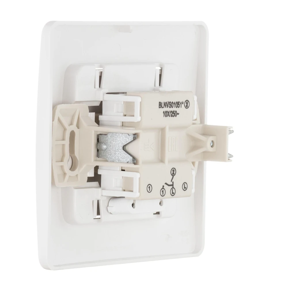 Выключатель SCHNEIDER ELECTRIC BLNVS010511 Blanca 2-кл. сп сх.5 10А 250В с подсветкой бел. |