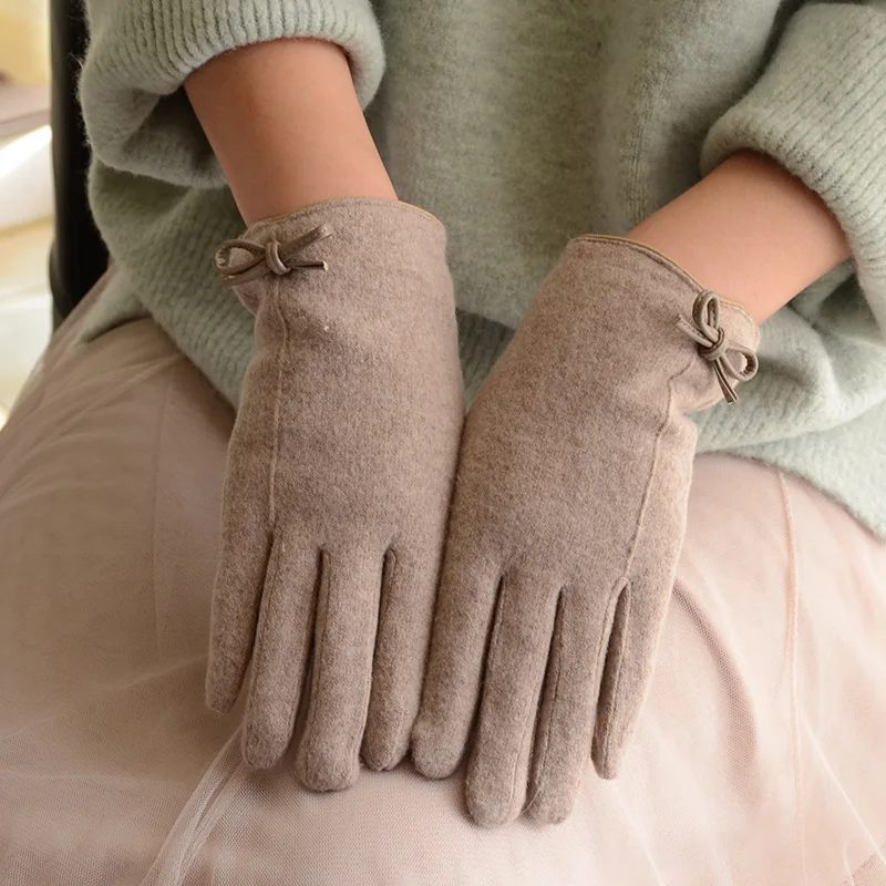 

Женские зимние сохраняющие тепло сенсорные перчатки с бархатной внутренней шерстью кашемировые перчатки женские утепленные элегантные ст...
