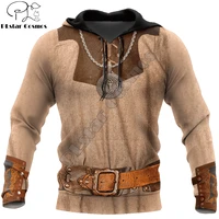 viking samurai armor 3d printed fashion mens hoodie streetwear pullover autumn sweatshirt unisex casual jacket tracksuit dw648