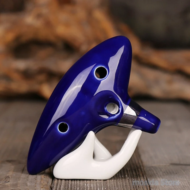 

12 Hole Ocarina Ceramic Alto C Legend of Ocarina Flute Music Instrument Drop Shipping