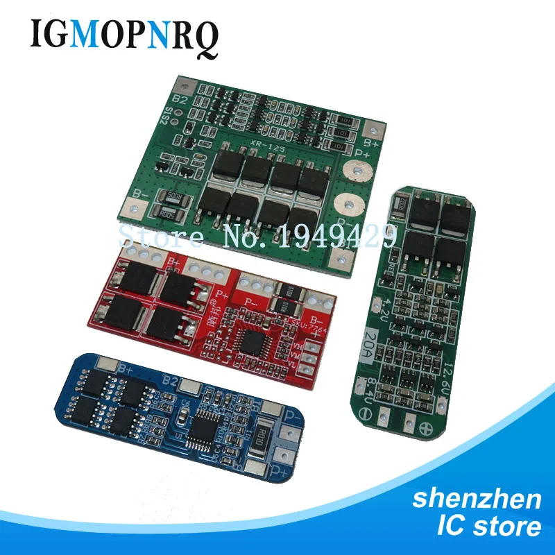 3S 10A 20A 25A 30A литий-ионная литиевая батарея 18650 зарядное устройство PCB плата защиты