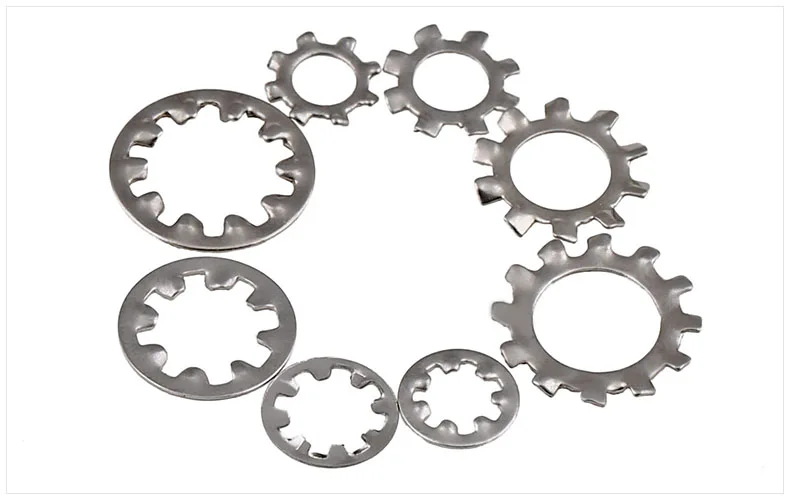 304 нержавеющая сталь внешний зуб Внутренний Зуб противоскользящая прокладка