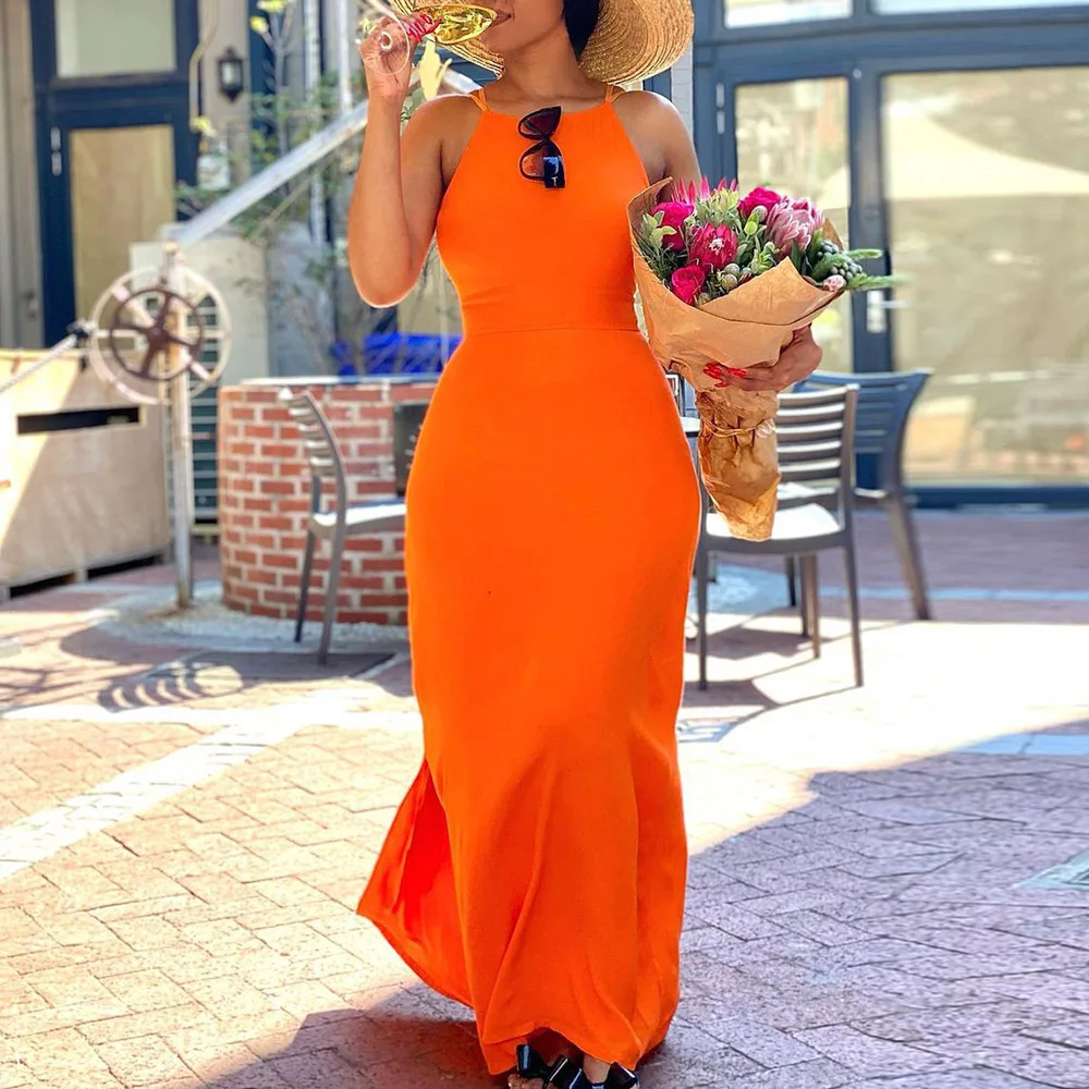 

Dress 2020 New Style Round Neck Moderate Pullover Long Sleeve Straight Mid-Calf Moderate Fashion Office Lady