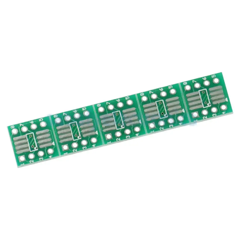 10 шт. адаптер SOP8 SO8 SOIC8 SMD для DIP8 преобразователь платы двухсторонней 0 65 мм/1 27 мм