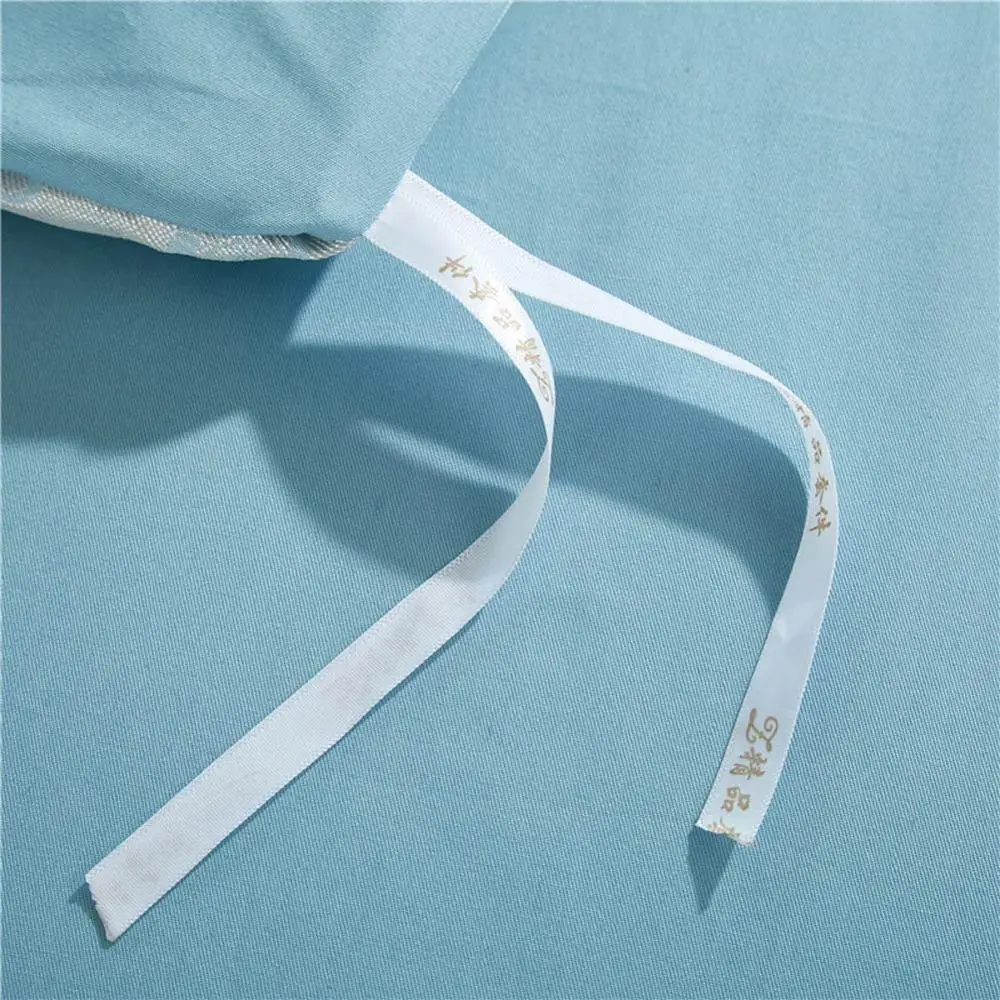 Роскошный Египетский хлопок золотой комплект постельного белья 4 шт. вышитый