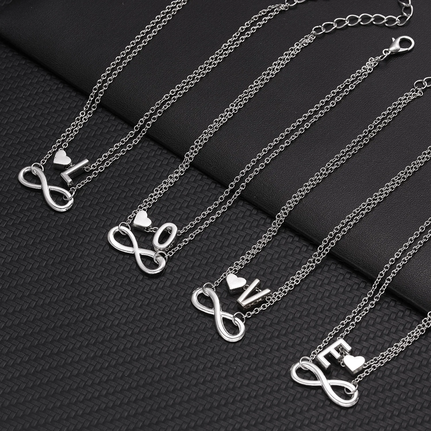 26 Letters Anklets On Foot Ankle Charm Heart Female Fashion Bracelet &amp Bangle Women Birthday Jewellery Leg Chain Gifts New Trend |