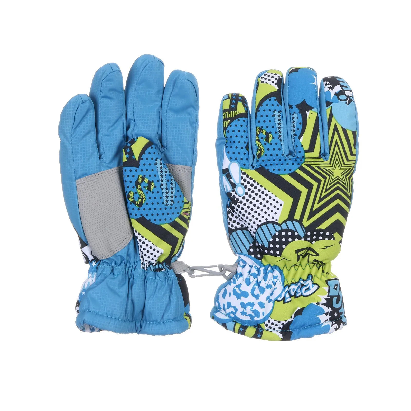 Зимние лыжные перчатки для детей 3 7 лет мальчиков 2021 водонепроницаемые бархатные