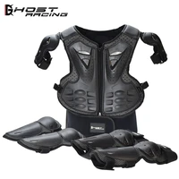youth children motocross body protective gear vest armor atv dirt bike suits chest spine knee elbow guard kids sports equipments