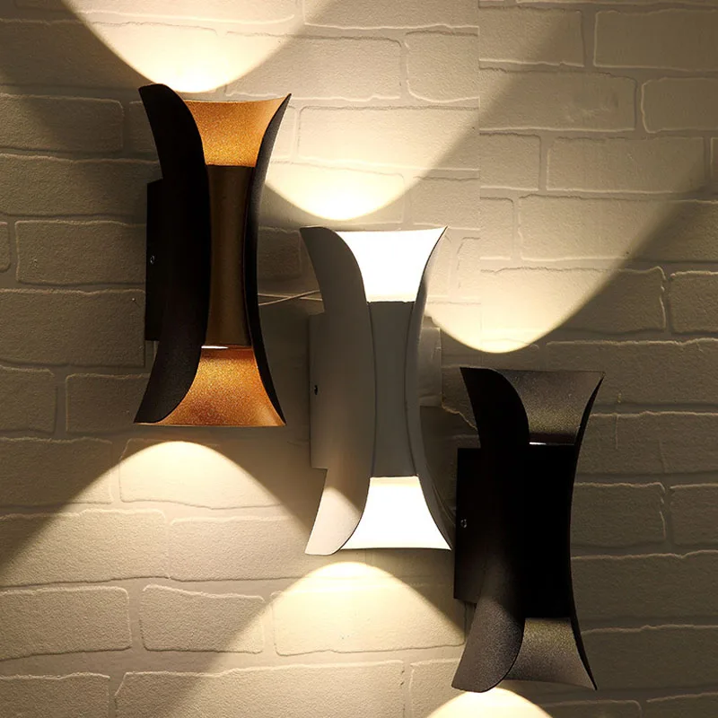 

Светодиодный настенный светильник, уличный и внутренний светильник двойного назначения Ip65, COB, светодиодный алюминиевый светильник, улучше...