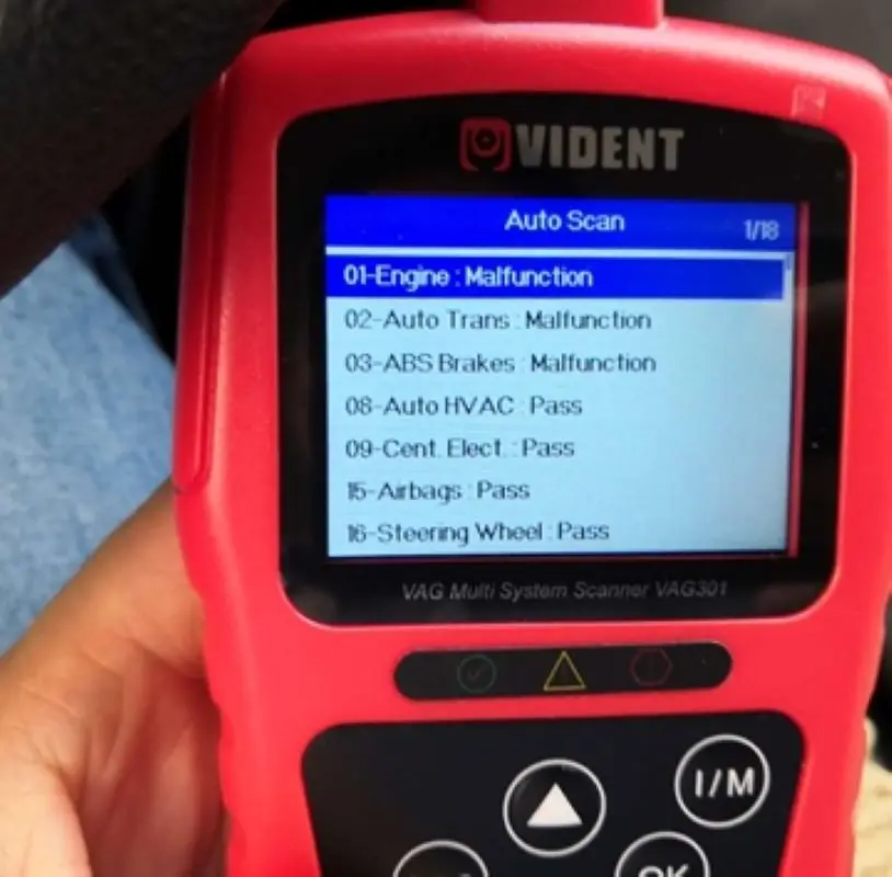 Многоязычный сканер OBD2 для VW Audi Skoda Seat VAG Vident V301 полная система автомобильный