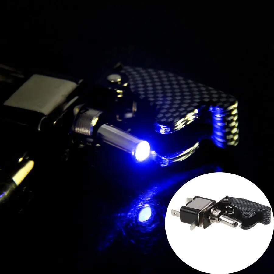 POSSBAY красный/синий/зеленый/желтый/углеродное волокно/Кристалл 12 В крышка