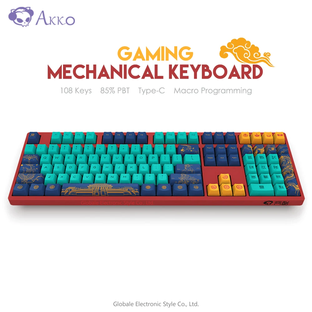 Акко 3108 V2 Пекин Механическая игровая клавиатура 108 ключ 85% PBT клавиши Тип-C USB Проводная геймерская NKRO