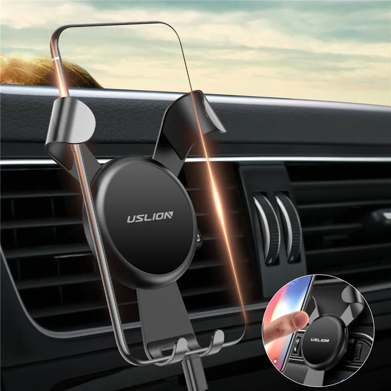 Универсальный гравитационный металлический Автомобильный держатель для