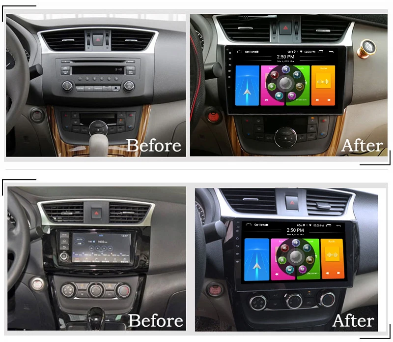 Автомобильный радиоприемник Android 10 0 GPS-навигация для NISSAN Sylphy Sentra B17 головное