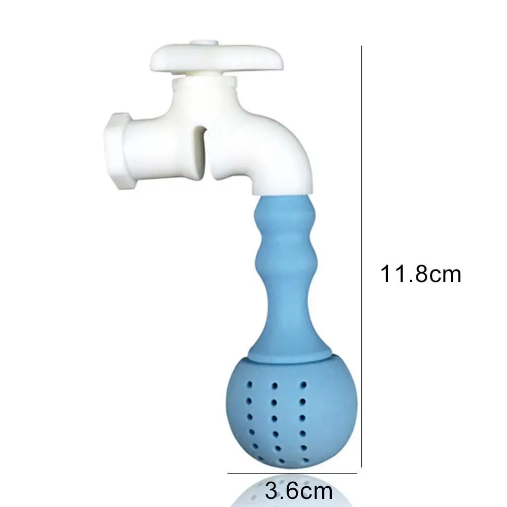 

Faucet Tap Design Silicone Tea Infuser Leaf Strainer Filter Diffuser Drink Tool