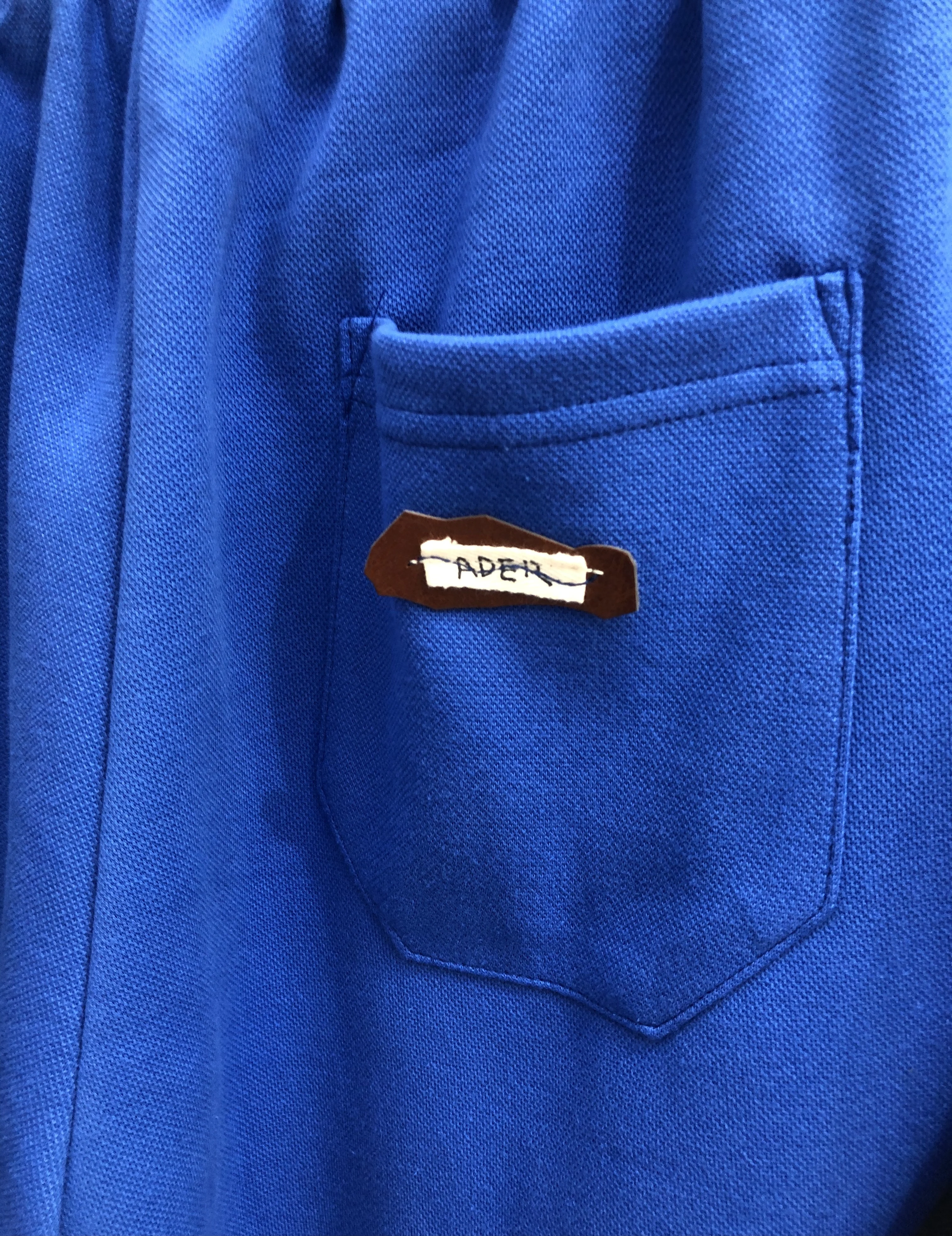 

2021 SS 1:1 ADER ERROR Embroidered Letter Shorts Adererror Elastic Waist Men Women Big Pocket Mark Drawstring