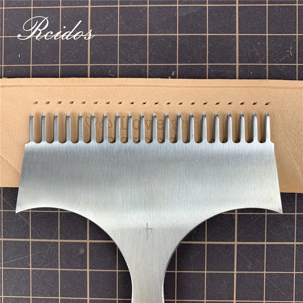 RCIDOS-perforadora de rombos Manual, de 20 dientes herramientas de perforaci&oacute;n, rombos, distancia: 4mm-2