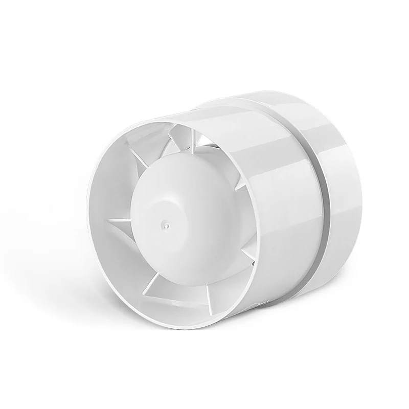 

6 Inch Duct Inline Fan Air Ventilator Pipe Ventilation Exhaust Fan Mini Extractor Bathroom Toilet Wall Fan Booster Fan