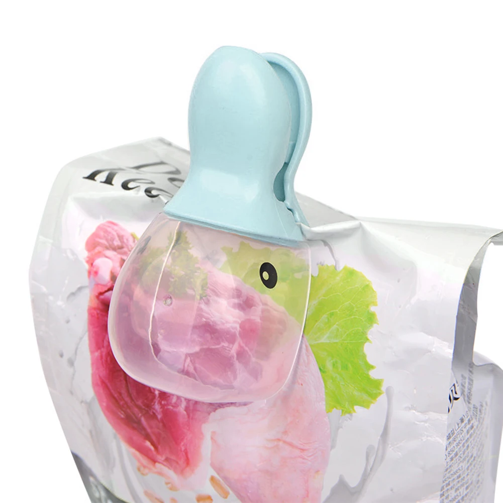 Pet Food Spoon Clip Cute Plastic Duckbill Shovel Multifunction Cat Bag Seal 14.7x5.5cm Dropshipping | Дом и сад