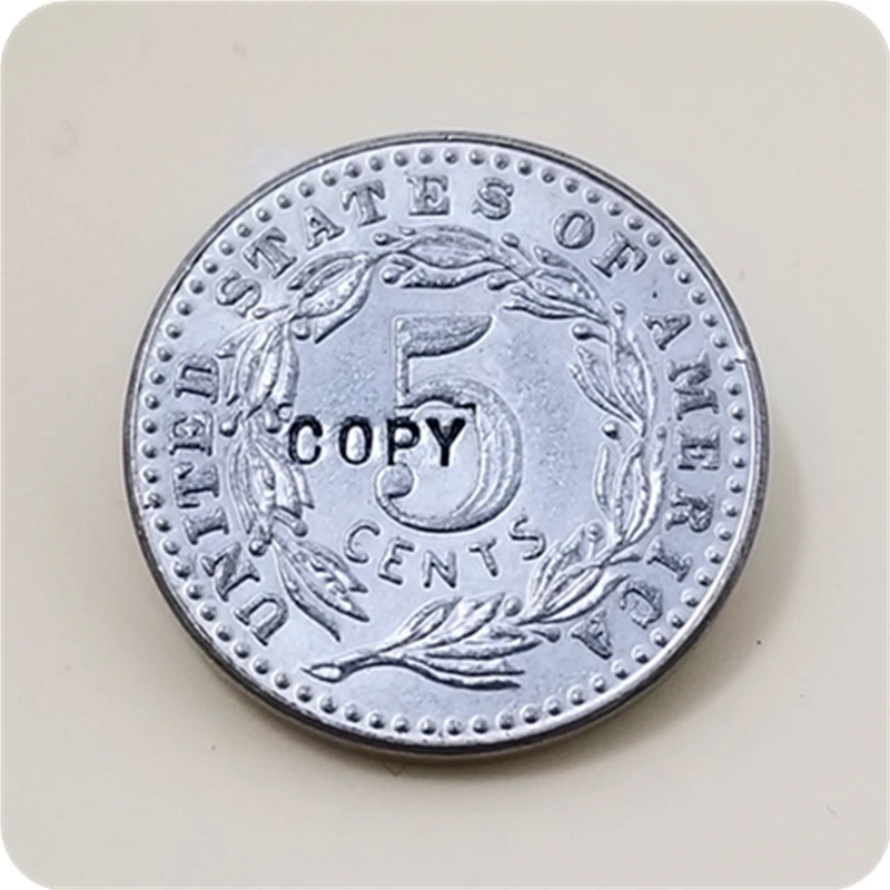 COPY REPLICA USA 1896 Liberty/Shield Nickel Patterns COIN | Non-currency Coins