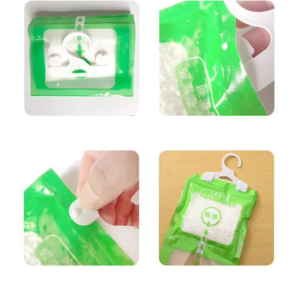 

Hygroscopic Anti-mold Deodorizing Moistureproof Desiccant Hanging Bag For Bathroom Wardrobe
