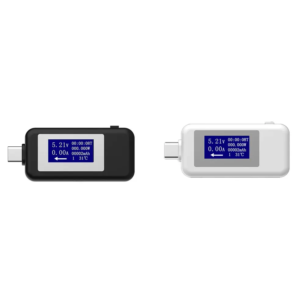 Тип c Тестер Многофункциональный Dc Цифровой измеритель напряжения и тока Usb