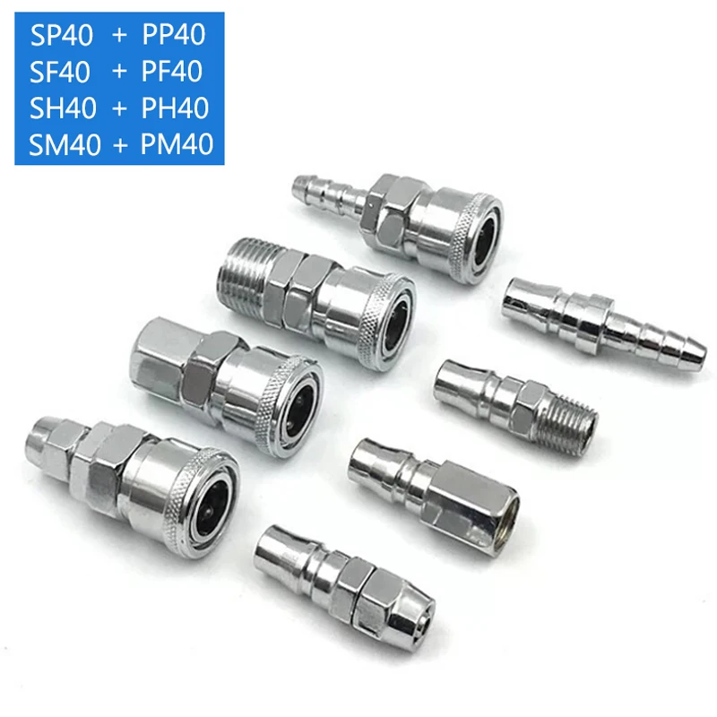 Пневматический фитинг PP40 SP40 PF40 SF40 PH40 SH40 PM40 SM40 C Тип Быстродействующее соединителя