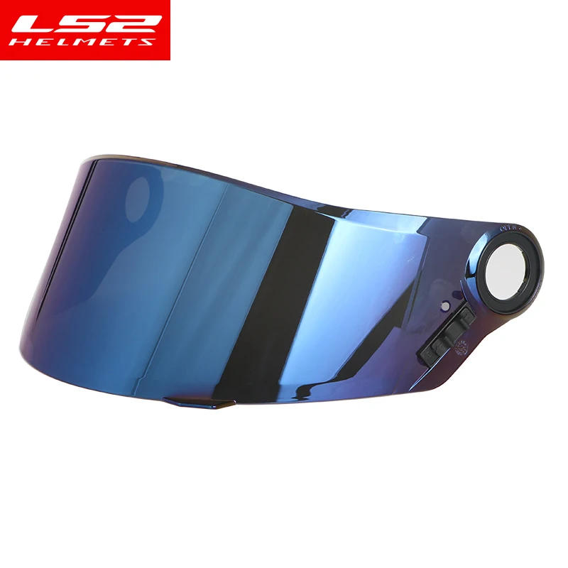 LS2 FF358 FF396 ff392 шлем стекло Защита от солнца полное лицо мотоциклетный шлем объектив против царапин многоцветный солнцезащитный козырек - Цвет: planting blue