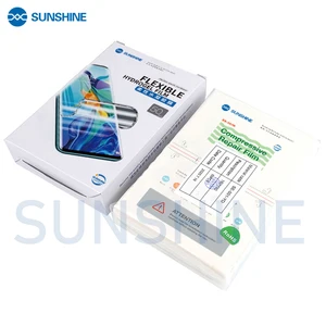 50pcs ss 057r compressive repair hydrogel film sheets screen protectors for edge surface phone plotter sheets for cutter machine f