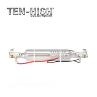 ten high co2 glass laser tube metal head 10w glass lamp 380mm laser engraving cutting dia 50mm for co2 laser engraving cutting