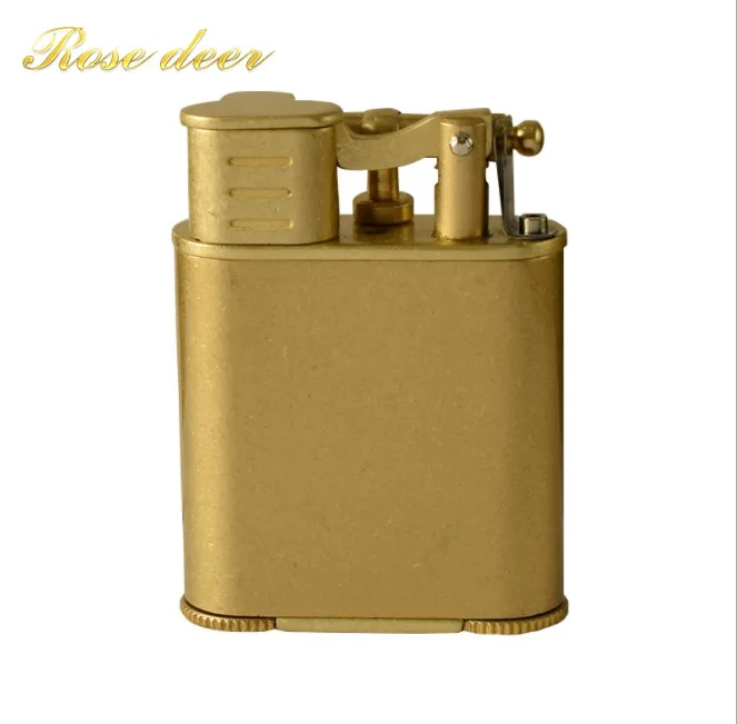 Масляная Зажигалка в стиле ретро шлифовальный круг для газа металлическая