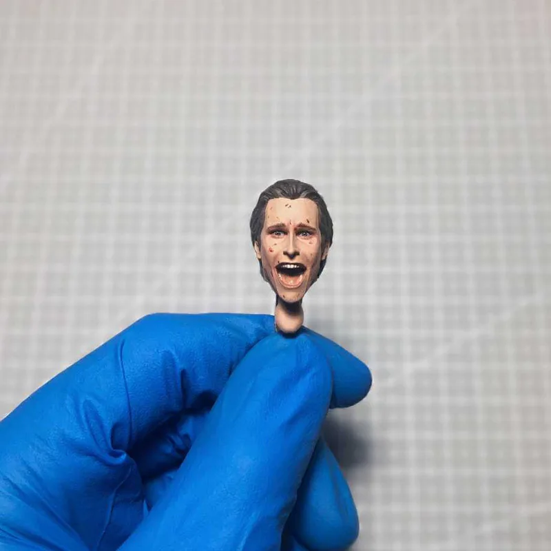 

1/12 Scale Laugh Christian Bale Head Sculpt for 6in Action Figure Toy