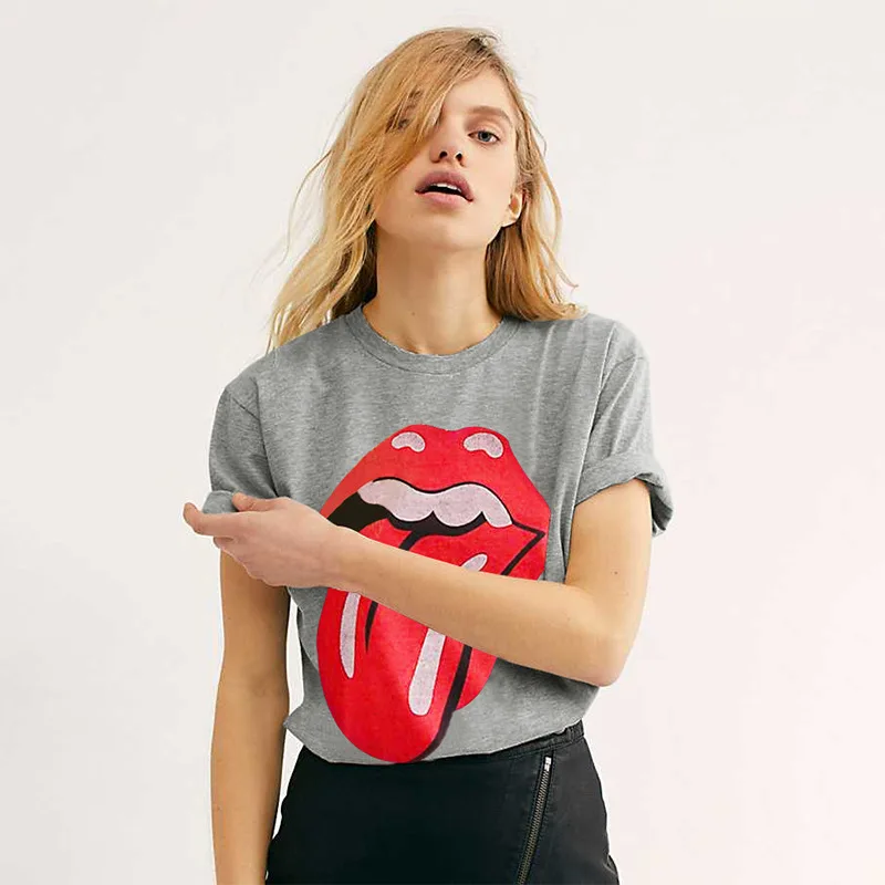 Женские футболки летние повседневные с принтом модная женская Свободная