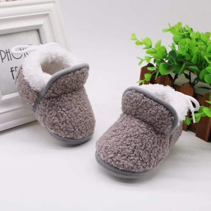Зимняя обувь для маленьких мальчиков и девочек зимняя теплая младенцев детские