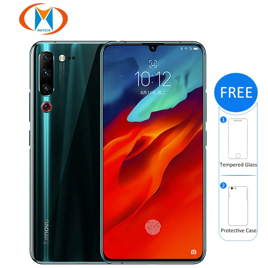Мобильный телефон lenovo Z6 Pro с глобальной прошивкой 8 ГБ 256 четырехъядерный камера