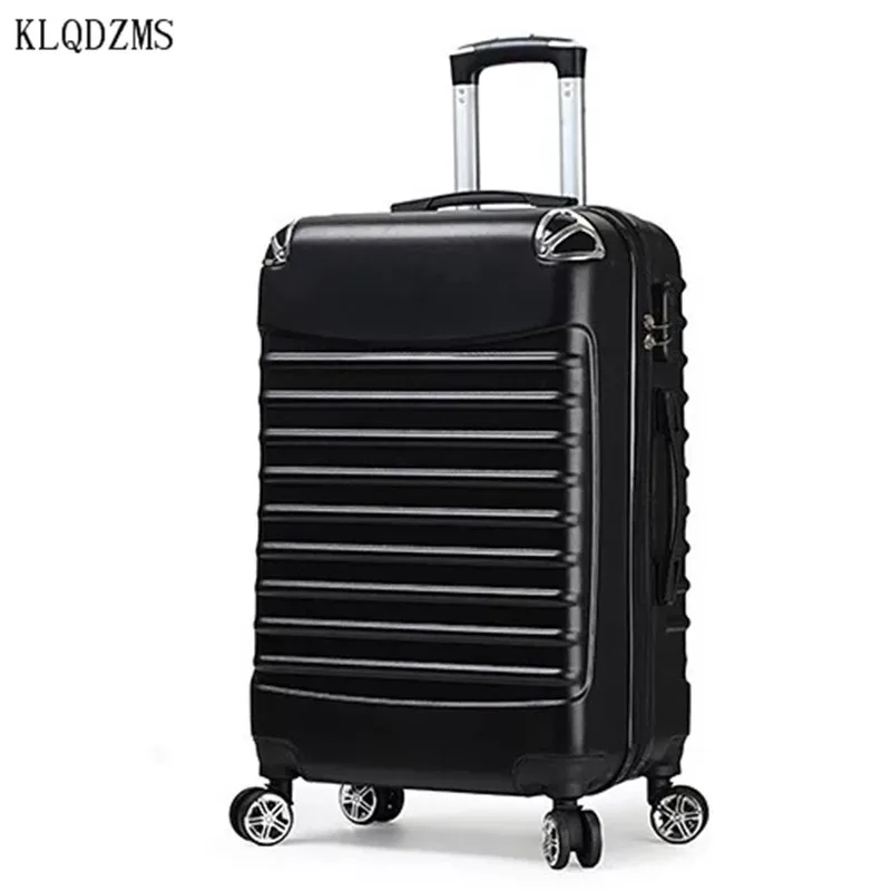 

KLQDZMS 20 "24 inch ABS＋PC Rolling Luggage Boarding travel Suitcase Spinner Brand Trolley Bag wheeled